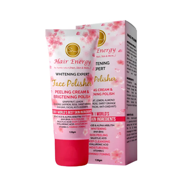 Whitening Expert Face Polisher Peeling Cream & Brigtening Polish